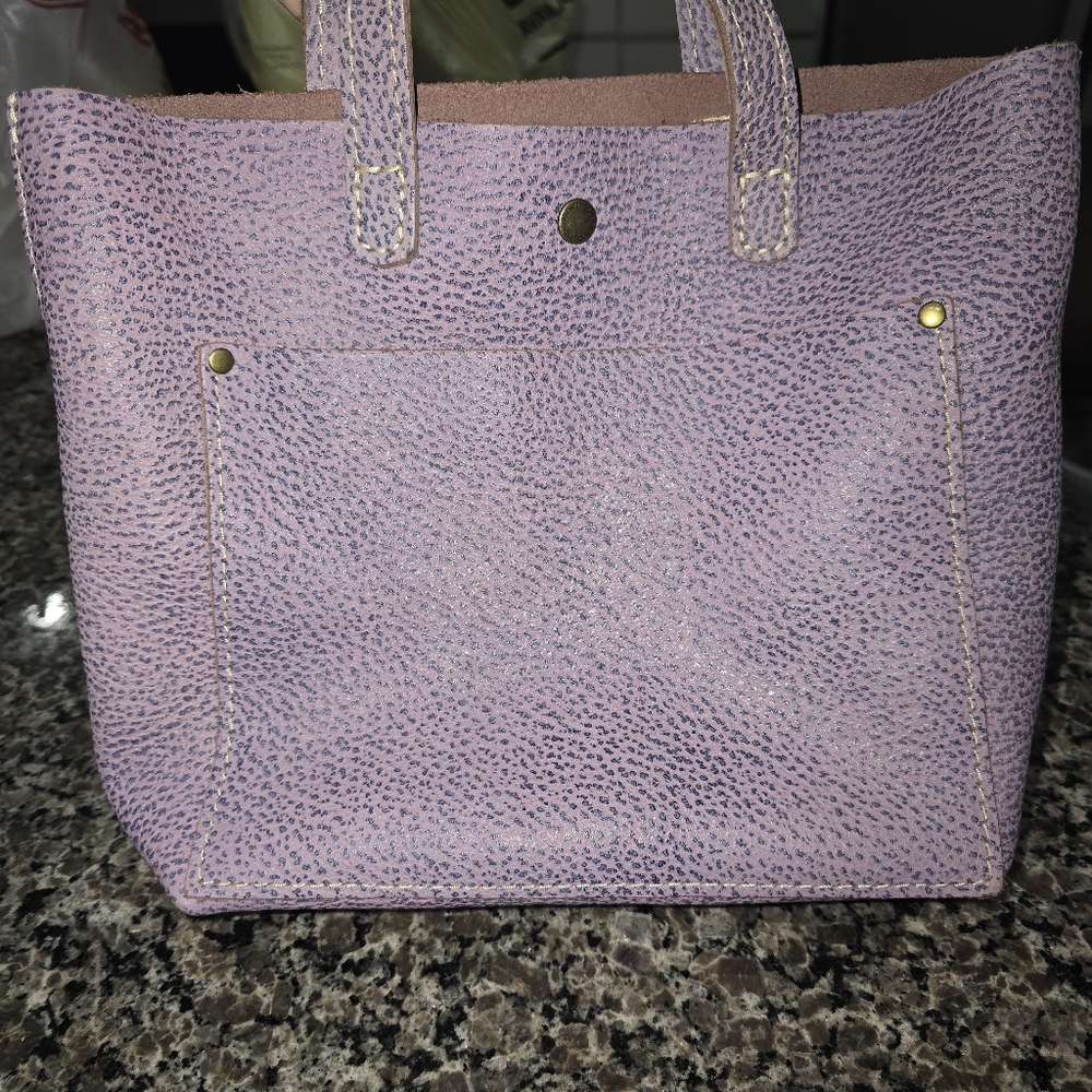 Portland Leather Lilac Crossbody Bag
